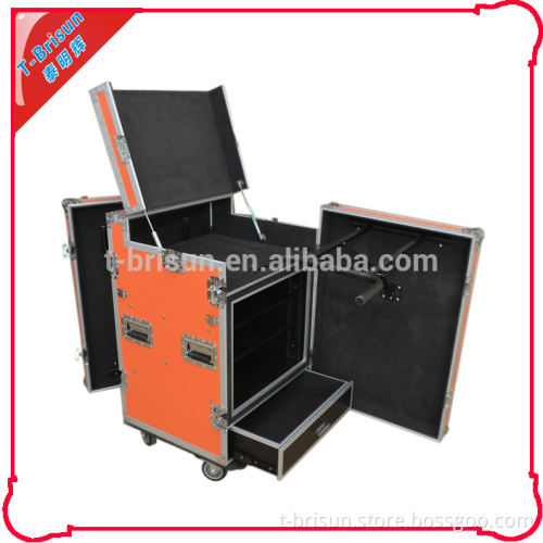 Multifunction flight case with draw , table rack case, Dj rack case